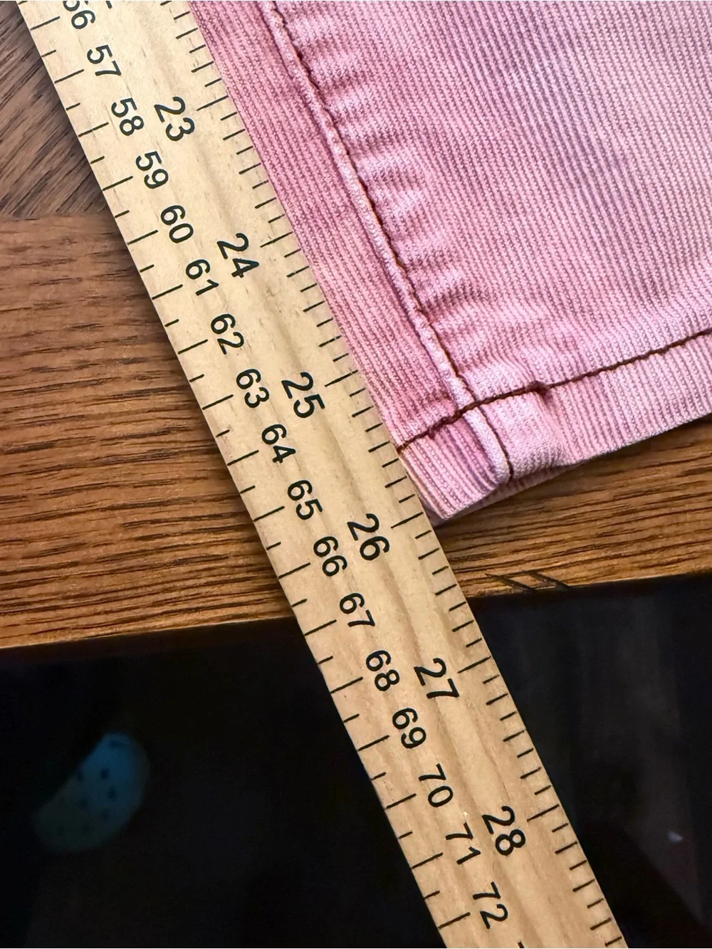 Free People Pink Acid Wash Corduroy Skinny Pants Jeans Women's Size 28 Fine Wale
